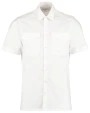 Polo's KUSTOM KIT Men`s Tailored Fit Pilot Shirt Short Sleeve voor bedrukking &amp; borduring