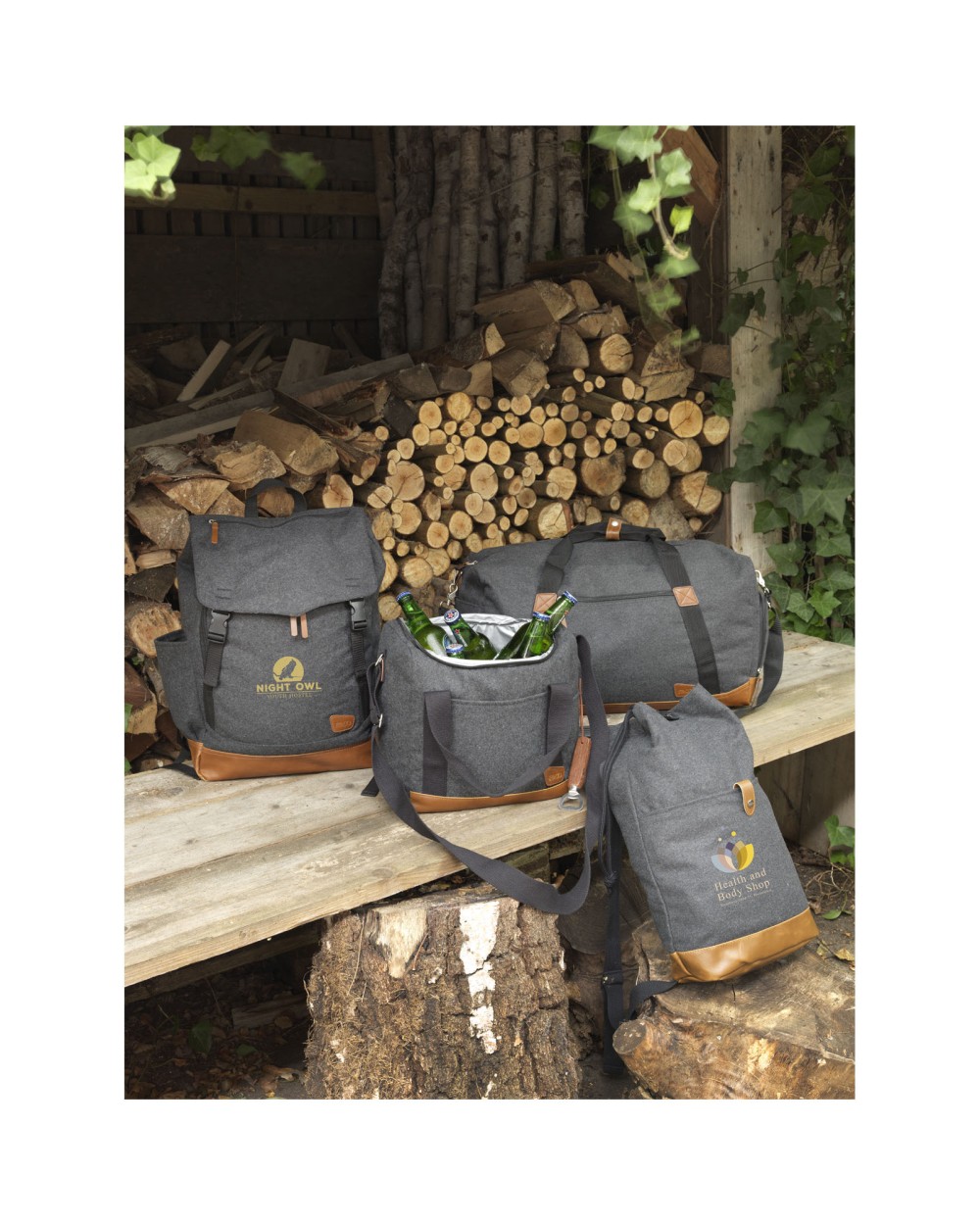 Tassen & Zakken 4DO Campster koeltas voor 12 flessen 13L voor bedrukking &amp; borduring