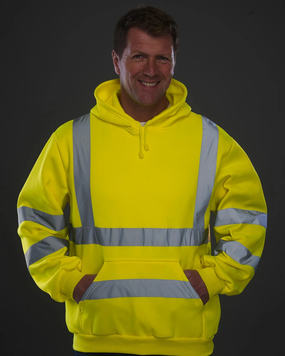 Sweat-shirts personnalisable YOKO Sweatshirt capuche haute visibilité