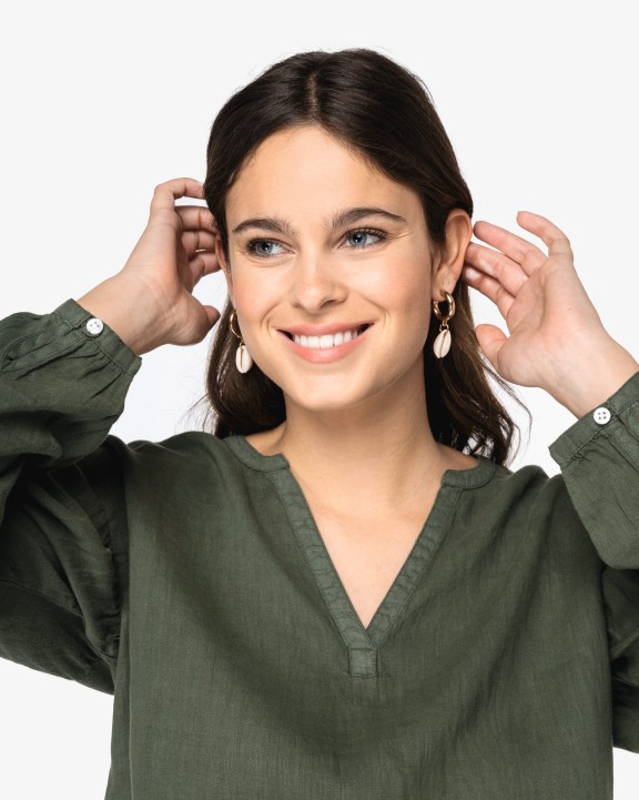Chemises personnalisable SPASSO Blouse en lin femme