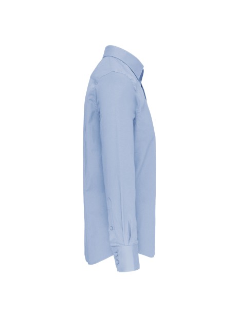 KARIBAN Chemise ajustée manches longues sans repassage /api/colors/7cd11260-06e9-4679-96ce-f0c0cca5092d personnalisable
