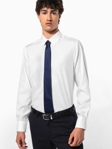 Chemises à personnaliser KARIBAN Chemise ajustée manches longues sans repassage 