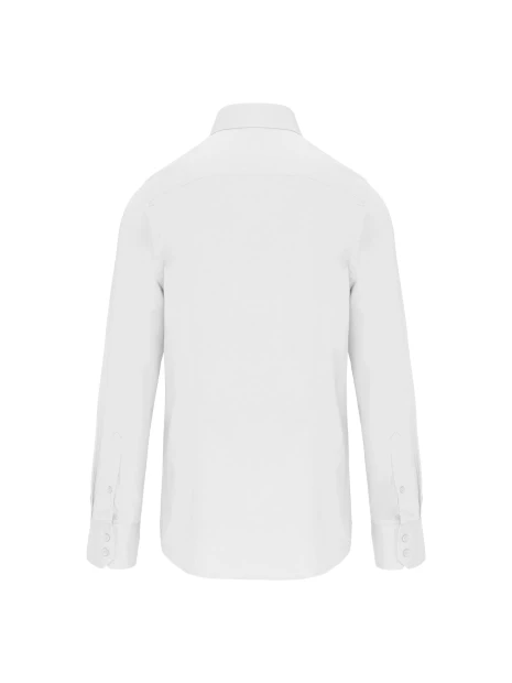 KARIBAN Chemise ajustée manches longues sans repassage /api/colors/7a92cd2d-10d2-40b4-928b-296bb7487506 personnalisable