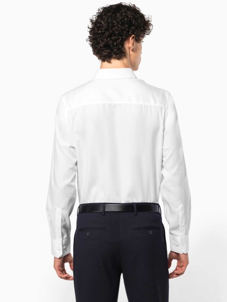 Chemises à personnaliser KARIBAN Chemise ajustée manches longues sans repassage 