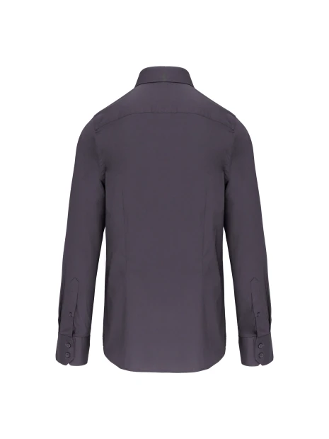 KARIBAN Chemise ajustée manches longues sans repassage /api/colors/a74dfbdb-7821-4e15-a7e5-fe07498d41c7 personnalisable