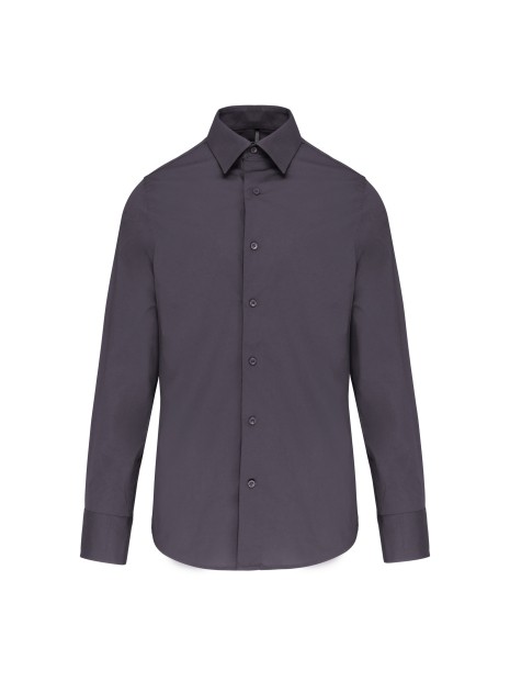 KARIBAN Chemise ajustée manches longues sans repassage /api/colors/a74dfbdb-7821-4e15-a7e5-fe07498d41c7 personnalisable