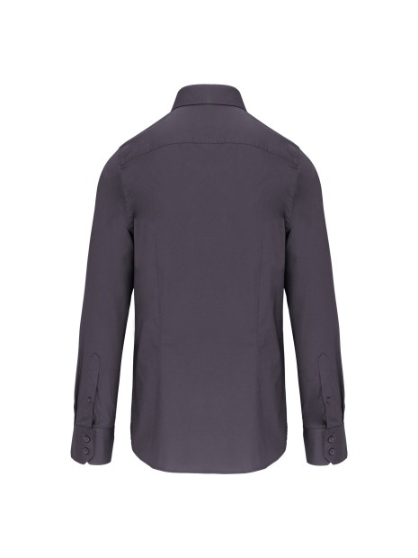 KARIBAN Chemise ajustée manches longues sans repassage /api/colors/a74dfbdb-7821-4e15-a7e5-fe07498d41c7 personnalisable