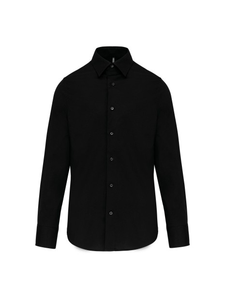 KARIBAN Chemise ajustée manches longues sans repassage /api/colors/b9fdad4a-5e94-45cb-8c03-c08b349b28c3 personnalisable