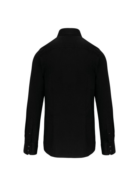KARIBAN Chemise ajustée manches longues sans repassage /api/colors/b9fdad4a-5e94-45cb-8c03-c08b349b28c3 personnalisable