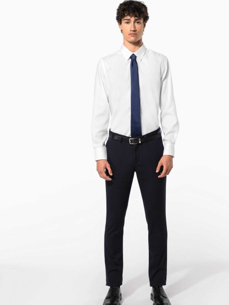 Chemises à personnaliser KARIBAN Chemise ajustée manches longues sans repassage 