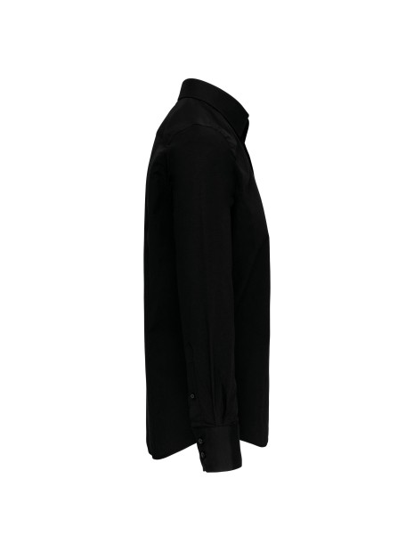 KARIBAN Chemise ajustée manches longues sans repassage /api/colors/b9fdad4a-5e94-45cb-8c03-c08b349b28c3 personnalisable