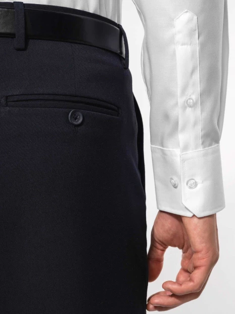 Chemises à personnaliser KARIBAN Chemise ajustée manches longues sans repassage 