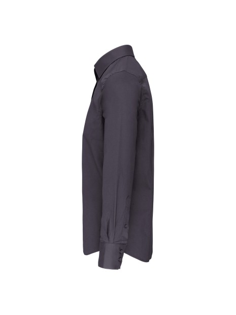 KARIBAN Chemise ajustée manches longues sans repassage /api/colors/a74dfbdb-7821-4e15-a7e5-fe07498d41c7 personnalisable