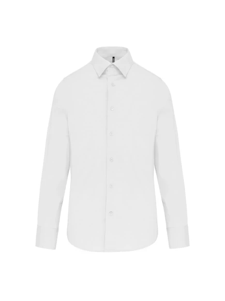 KARIBAN Chemise ajustée manches longues sans repassage /api/colors/7a92cd2d-10d2-40b4-928b-296bb7487506 personnalisable