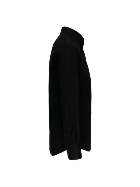 KARIBAN Chemise ajustée manches longues sans repassage /api/colors/b9fdad4a-5e94-45cb-8c03-c08b349b28c3 personnalisable