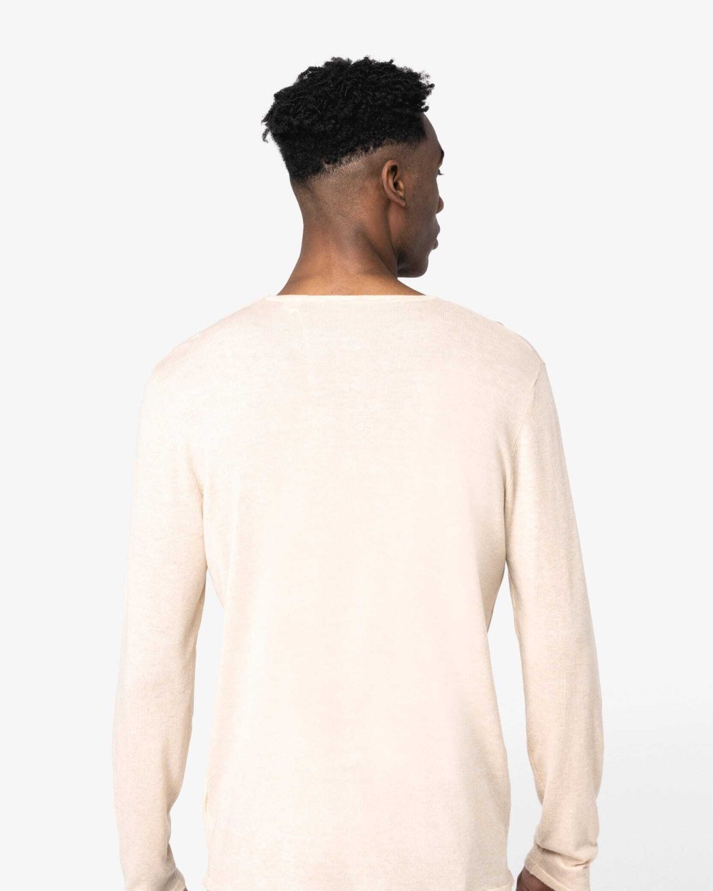 Pulls personnalisable NATIVE SPIRIT Pull écoresponsable à col rond en lyocell homme