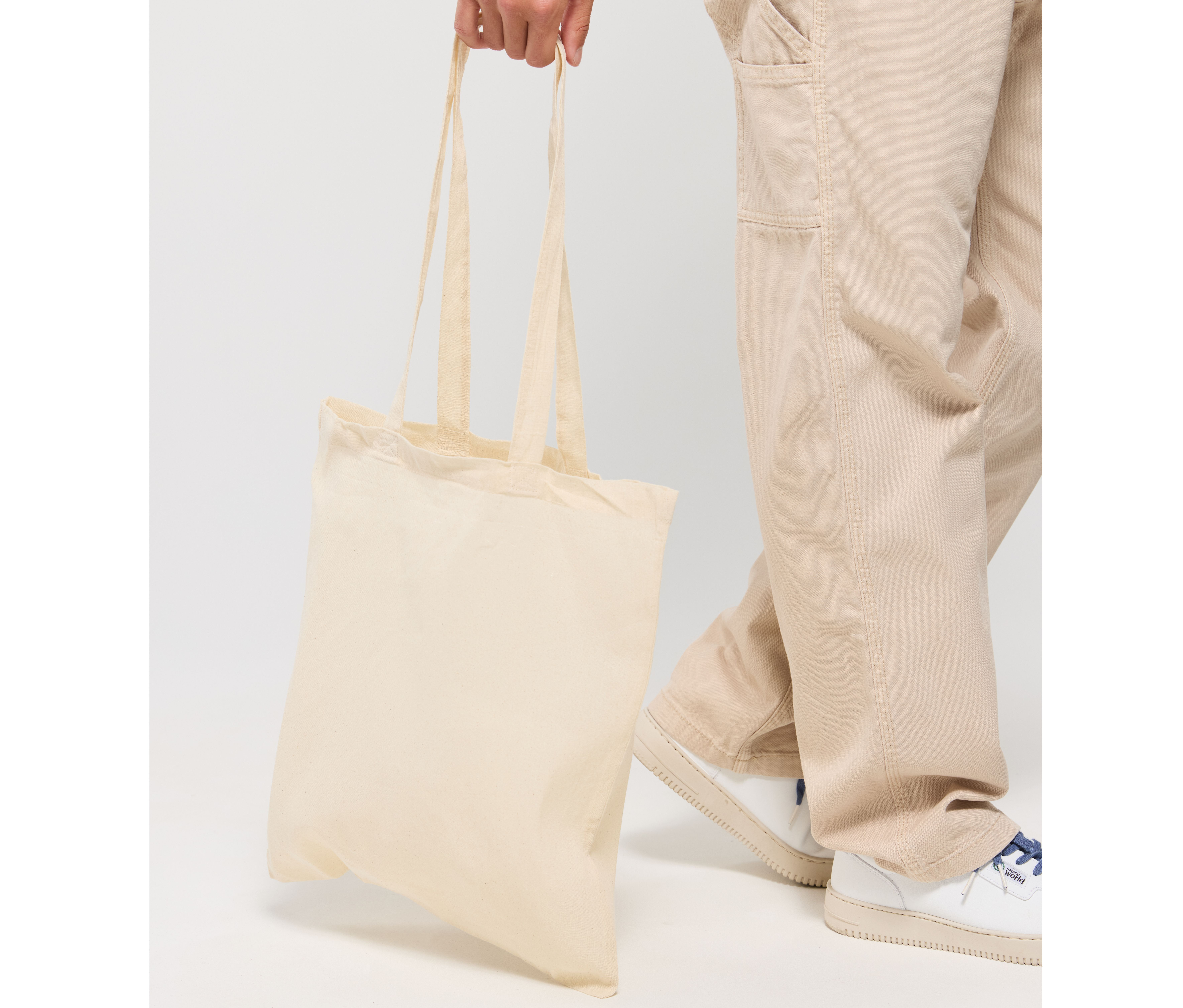 Tassen & Zakken NEWGEN COTTON LARGE HANDLE SHOPPER voor bedrukking &amp; borduring