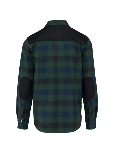 WK. DESIGNED TO WORK Chemise à carreaux avec poches homme /api/colors/2dbf7b13-442d-4658-a252-1af52dcd22d4 personnalisable