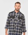 Hemden WK. DESIGNED TO WORK Geruit overshirt met zakken voor bedrukking &amp; borduring