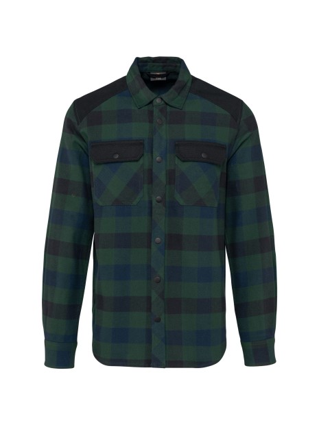 WK. DESIGNED TO WORK Chemise à carreaux avec poches homme /api/colors/2dbf7b13-442d-4658-a252-1af52dcd22d4 personnalisable