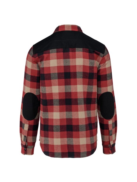 WK. DESIGNED TO WORK Chemise à carreaux avec poches homme /api/colors/9e779e22-f4fd-4d3d-abd3-b8f39f5432f2 personnalisable