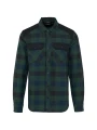 WK. DESIGNED TO WORK Chemise à carreaux avec poches homme /api/colors/2dbf7b13-442d-4658-a252-1af52dcd22d4 personnalisable