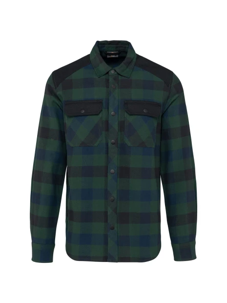 WK. DESIGNED TO WORK Chemise à carreaux avec poches homme /api/colors/2dbf7b13-442d-4658-a252-1af52dcd22d4 personnalisable