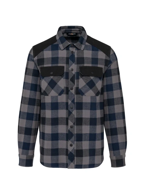WK. DESIGNED TO WORK Chemise à carreaux avec poches homme /api/colors/39c0c213-aac7-4ae5-af6b-3e2fd94473ba personnalisable