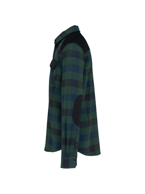 WK. DESIGNED TO WORK Chemise à carreaux avec poches homme /api/colors/2dbf7b13-442d-4658-a252-1af52dcd22d4 personnalisable