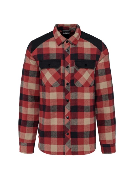 WK. DESIGNED TO WORK Chemise à carreaux avec poches homme /api/colors/9e779e22-f4fd-4d3d-abd3-b8f39f5432f2 personnalisable