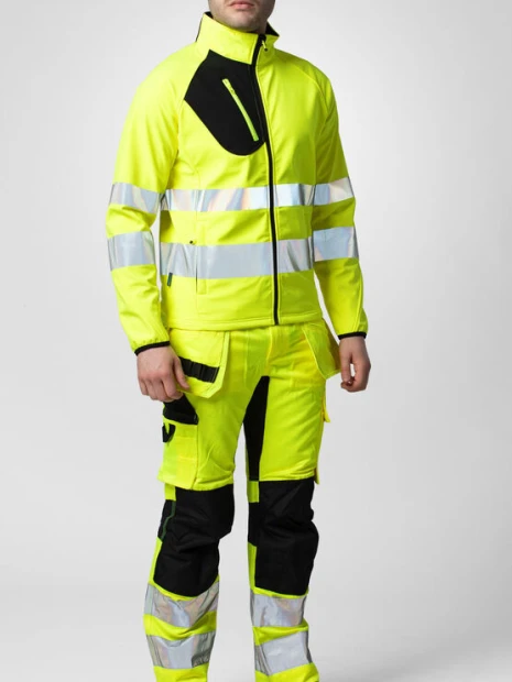 Pantalons à personnaliser PROJOB 6570 PANTALON POLYCOTON STRETCH PRIO EN ISO 20471 CLASSE 2 