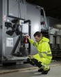 Broeken PROJOB 6570 SIGNALISATIE STRETCHBROEK MET KNIEZAKKEN EN SPIJKERZAKKEN EN ISO 20471 KLASSE 2 voor bedrukking &amp; borduring