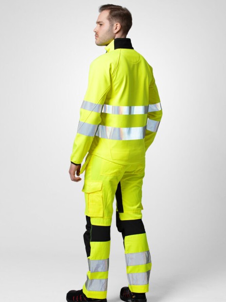 Pantalons à personnaliser PROJOB 6570 PANTALON POLYCOTON STRETCH PRIO EN ISO 20471 CLASSE 2 