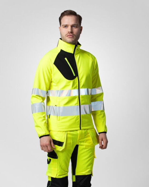 Pantalons personnalisable PROJOB 6570 PANTALON POLYCOTON STRETCH PRIO EN ISO 20471 CLASSE 2