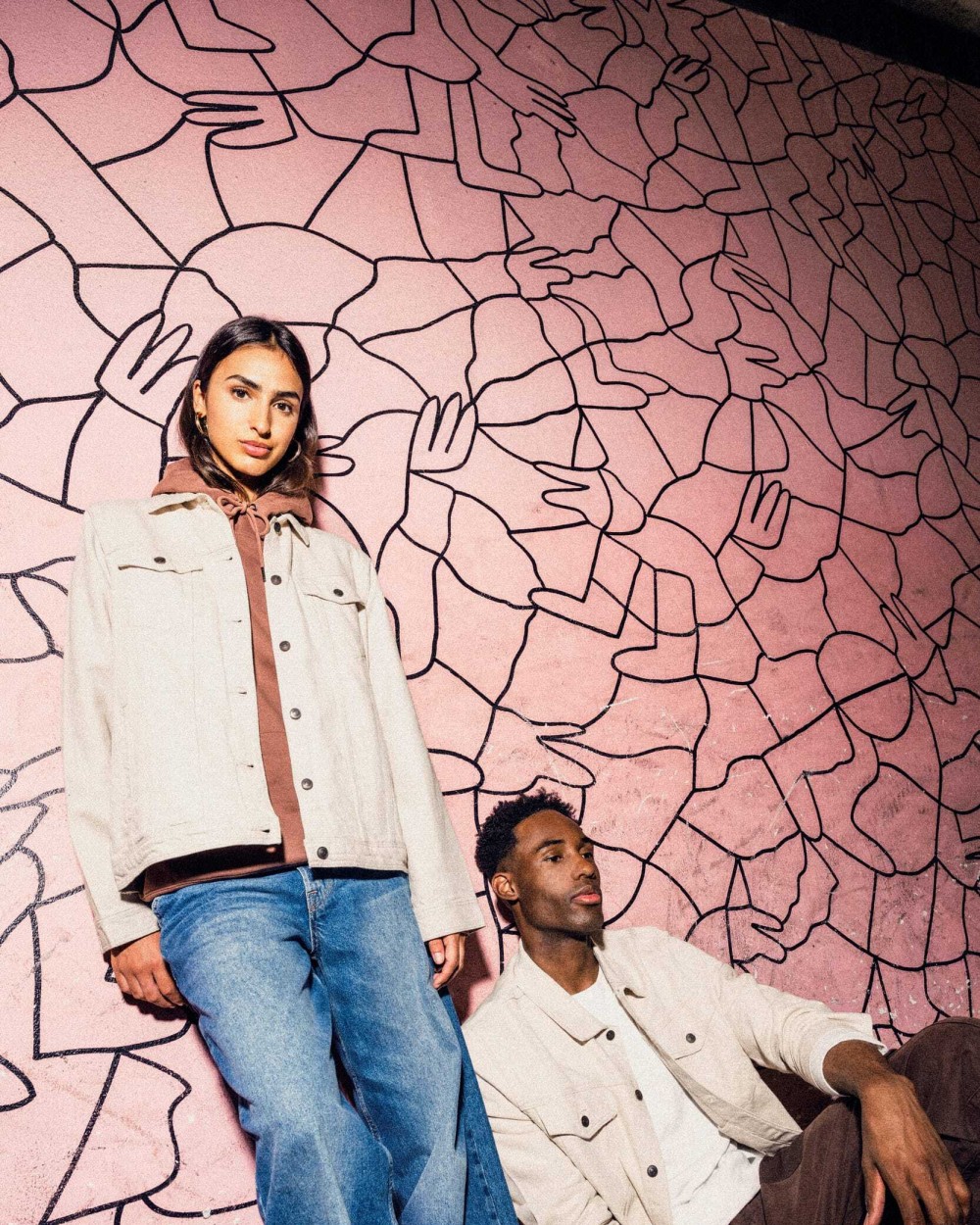 Vestes personnalisable NATIVE SPIRIT Veste écoresponsable en chanvre homme