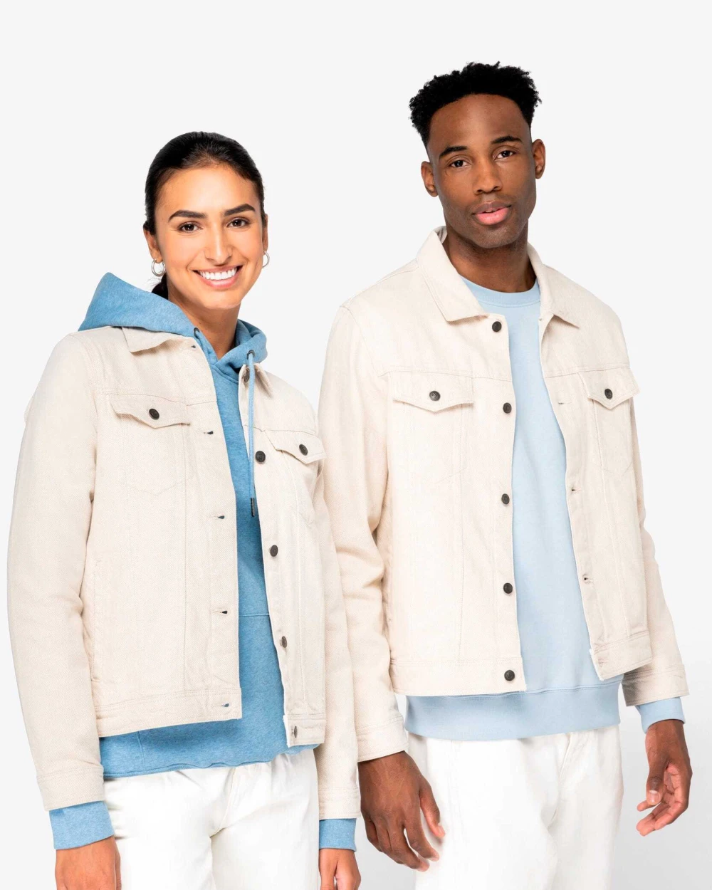 Vestes personnalisable NATIVE SPIRIT Veste écoresponsable en chanvre homme