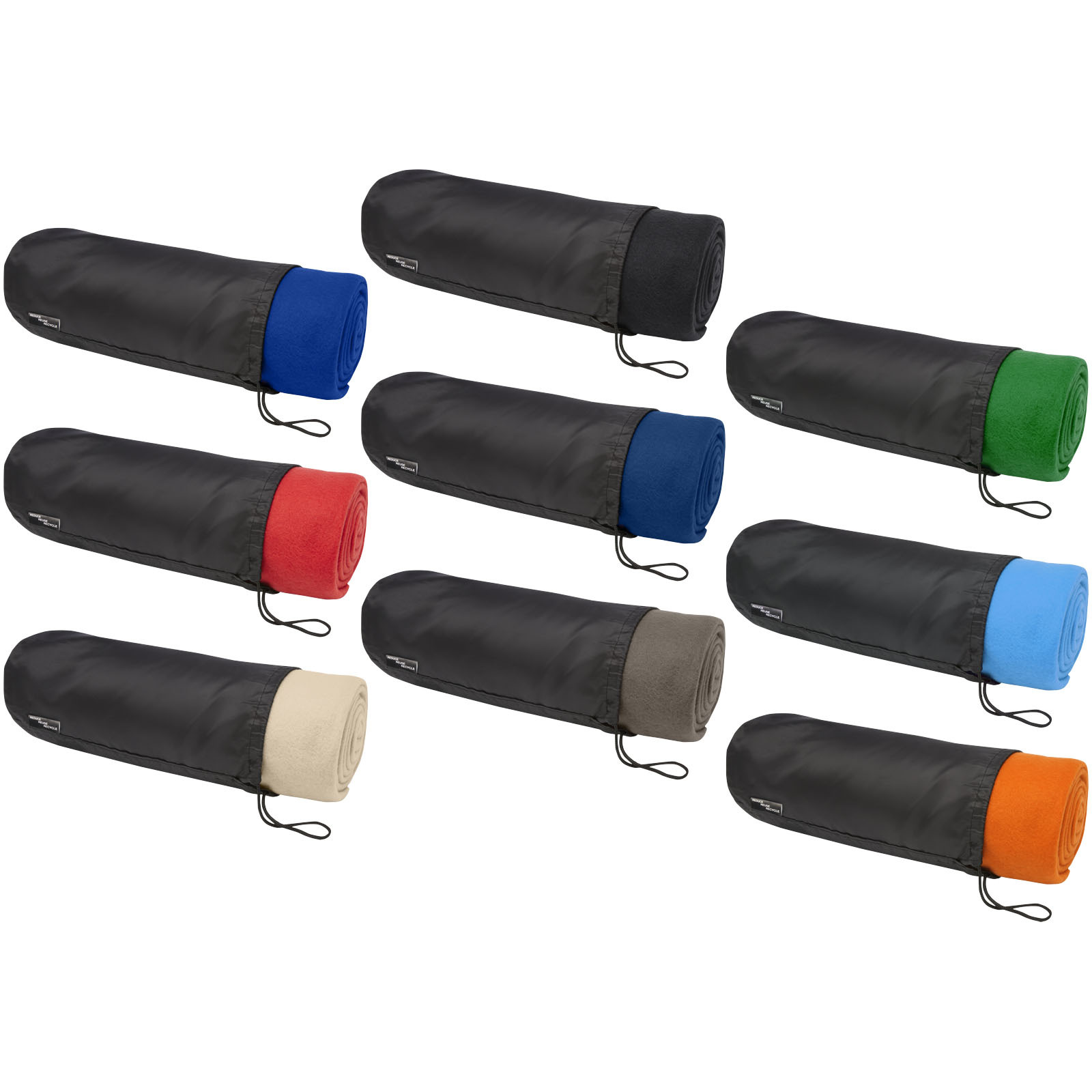 Plaids personnalisable 4DO Couverture Willow en polaire RPET certifiée GRS