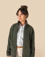 SPASSO Unisex-Sweatshirt aus Sherpa mit Reißverschluss und überschnittenen Schultern Polar Fleeces personalisierbar
