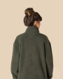 Polar Fleeces SPASSO Uniseks sweater van sherpa met rits en afhangende schouders voor bedrukking &amp; borduring