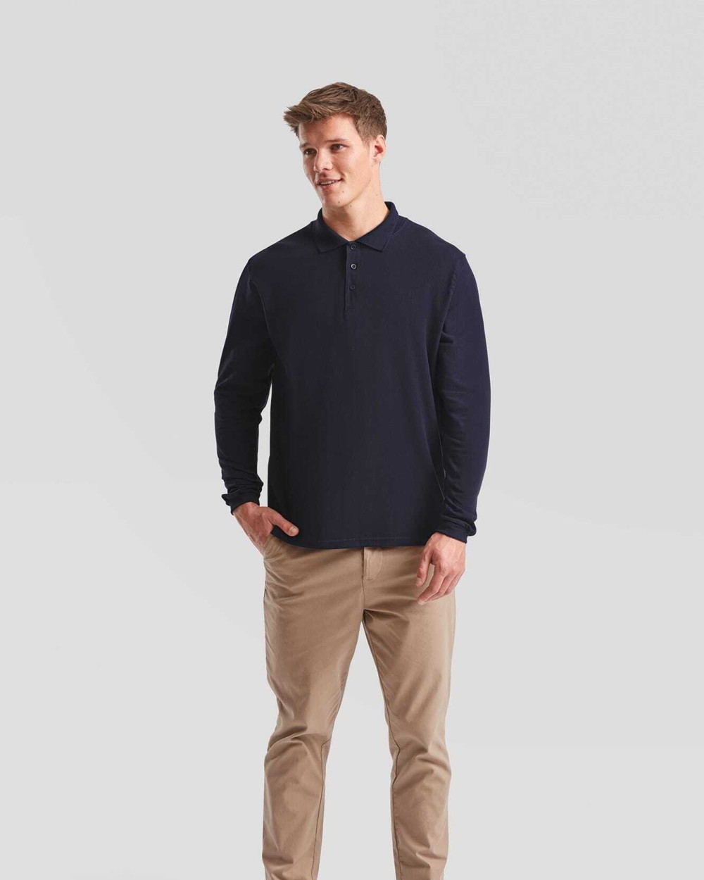 FOL Premium Long Sleeve Polo (63-310-0) Poloshirts personalisierbar