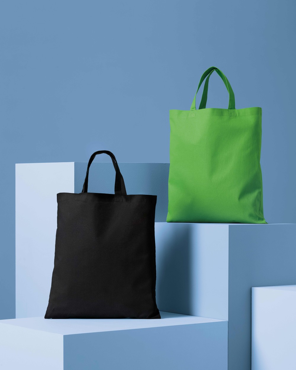 NUTSHELL Cotton shopper short handle Taschen personalisierbar