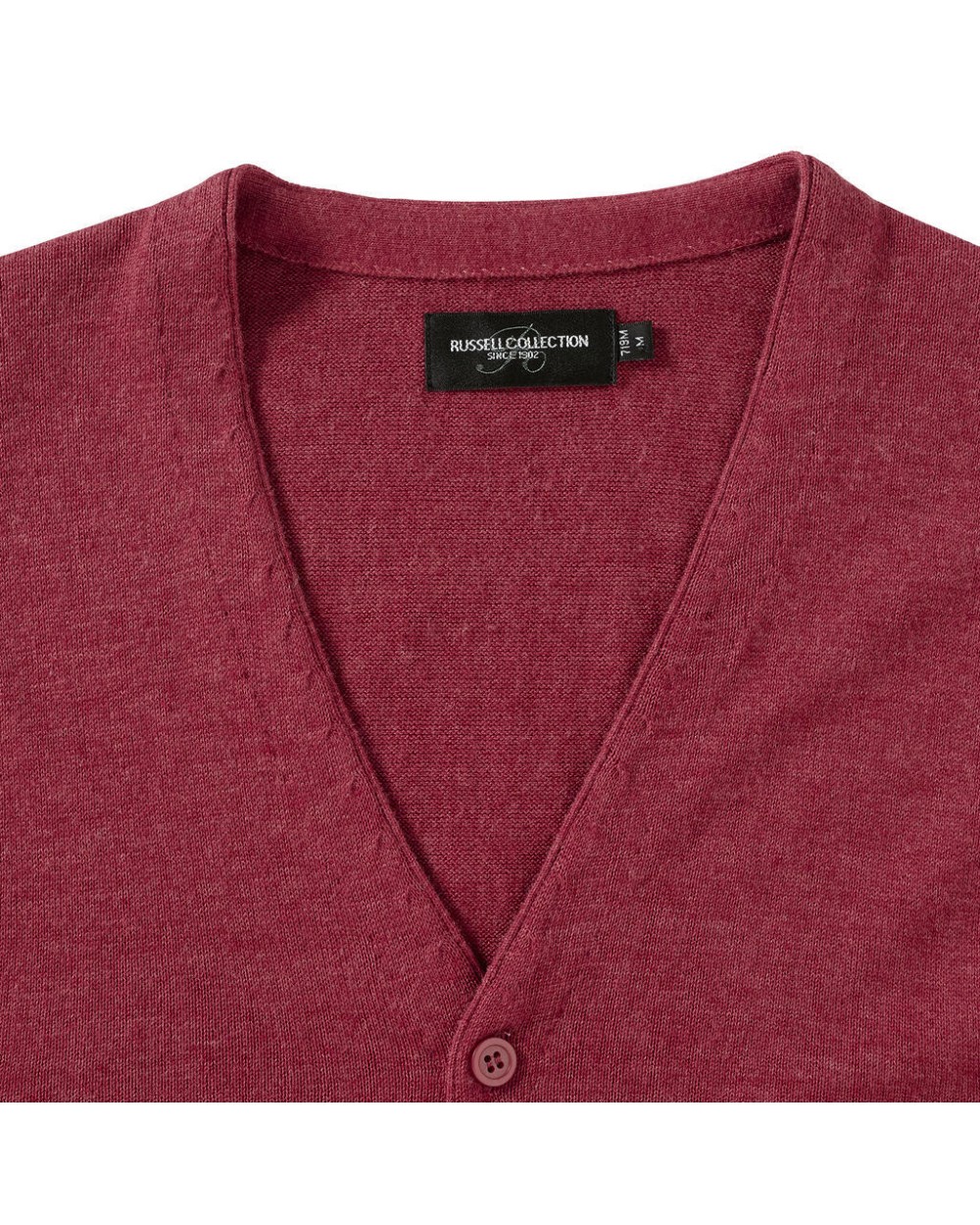 Sweaters & hoodies RUSSELL Men's V-Neck Sleeveless Knitted Cardigan voor bedrukking &amp; borduring