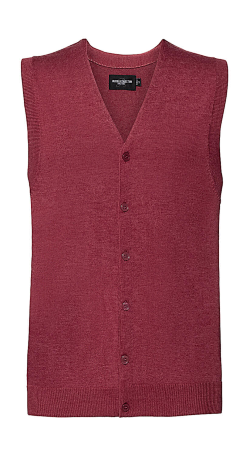 Sweaters & hoodies RUSSELL Men's V-Neck Sleeveless Knitted Cardigan voor bedrukking &amp; borduring