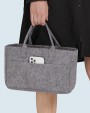 Tassen & Zakken BAGS BY JASSZ Pocket Felt Shopper voor bedrukking &amp; borduring