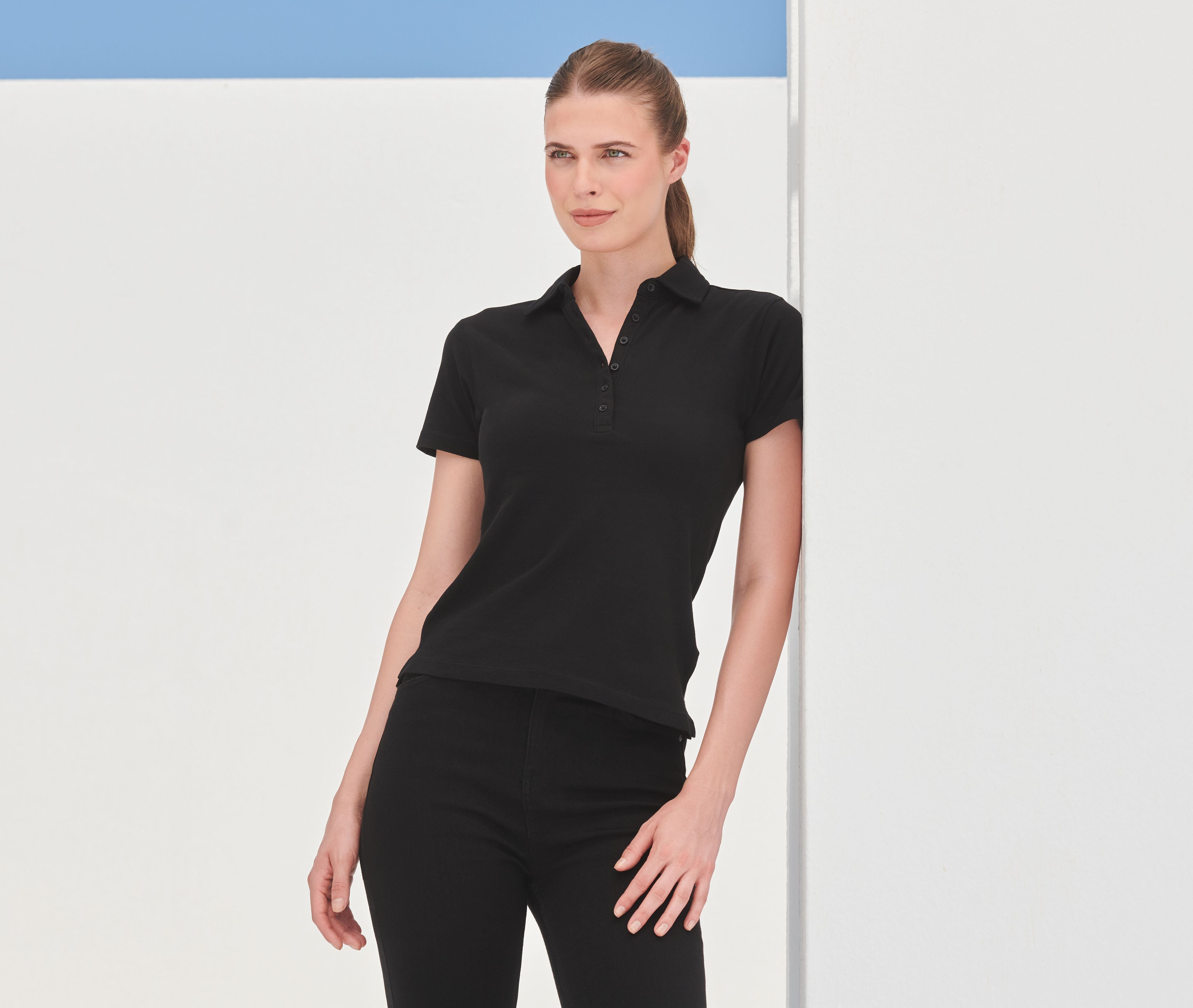 Polos personnalisable SKINNIFIT WOMEN'S SHORT-SLEEVED STRETCH POLO