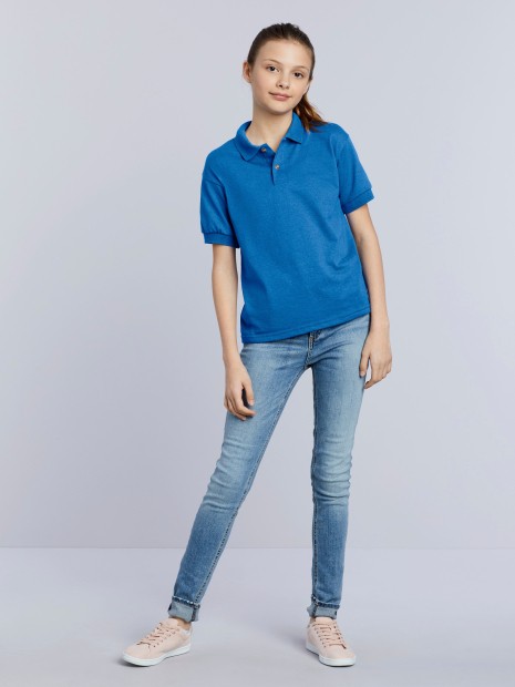 Polos à personnaliser GILDAN Polo jersey Dryblend® enfant 