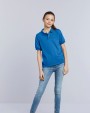 GILDAN Dryblend Classic Fit Youth Jersey Polo Poloshirts personalisierbar