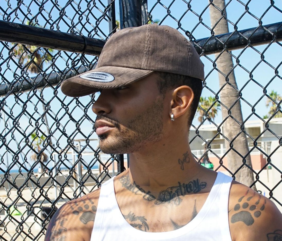 Casquettes personnalisable FLEXFIT LOW PROFILE CORDUROY DAD CAP