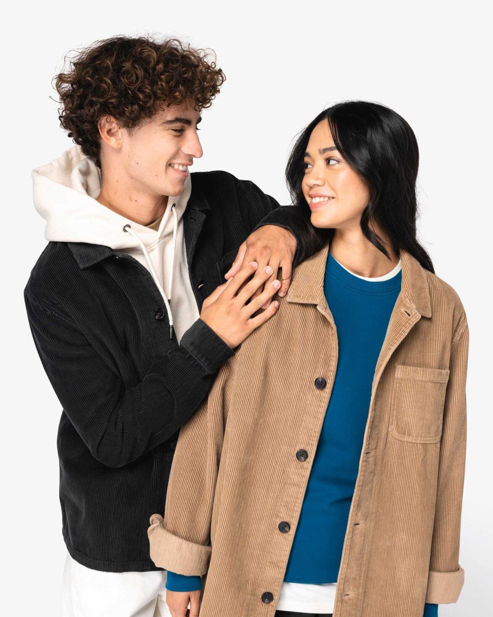 Vestes personnalisable NATIVE SPIRIT Veste écoresponsable en velours côtelé homme