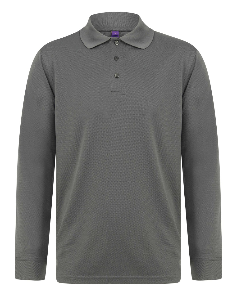 HENBURY Unisex Coolplus® Long-Sleeved Polo Shirt Poloshirts personalisierbar